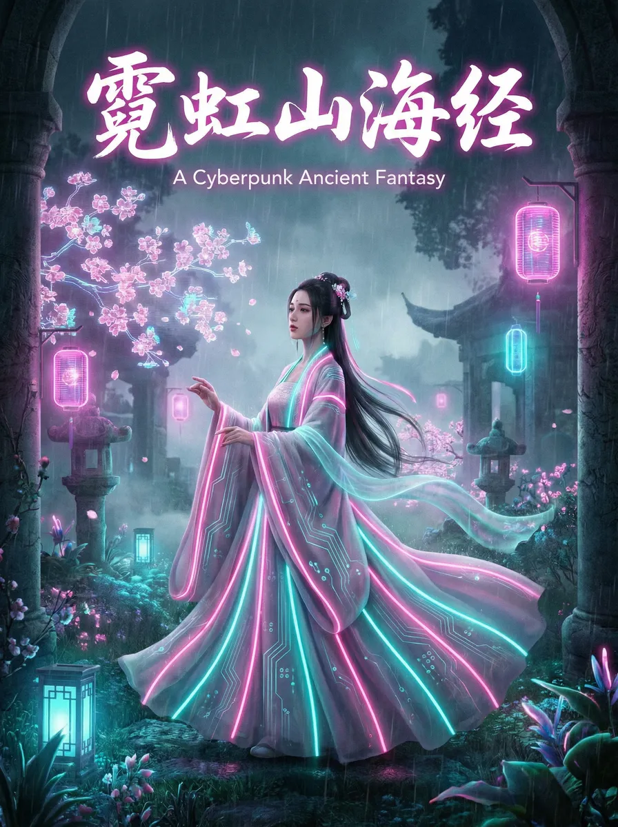 真不卡影院 电视剧 古风奇缘短剧 - 霓虹山海经海报